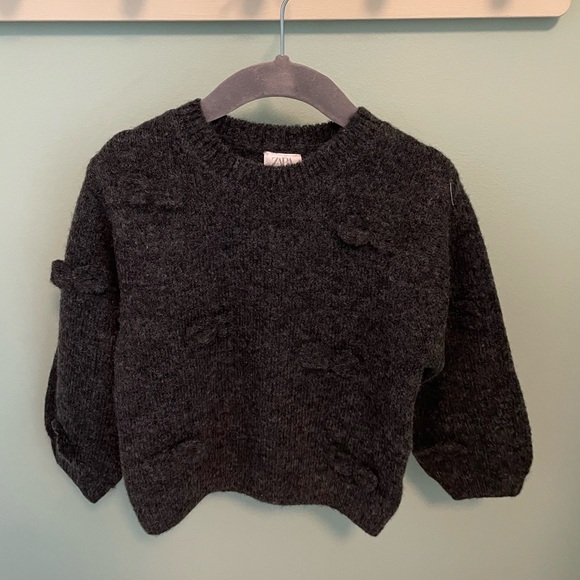 ZARA BOW KNIT SWEATER - Picture 4 of 9